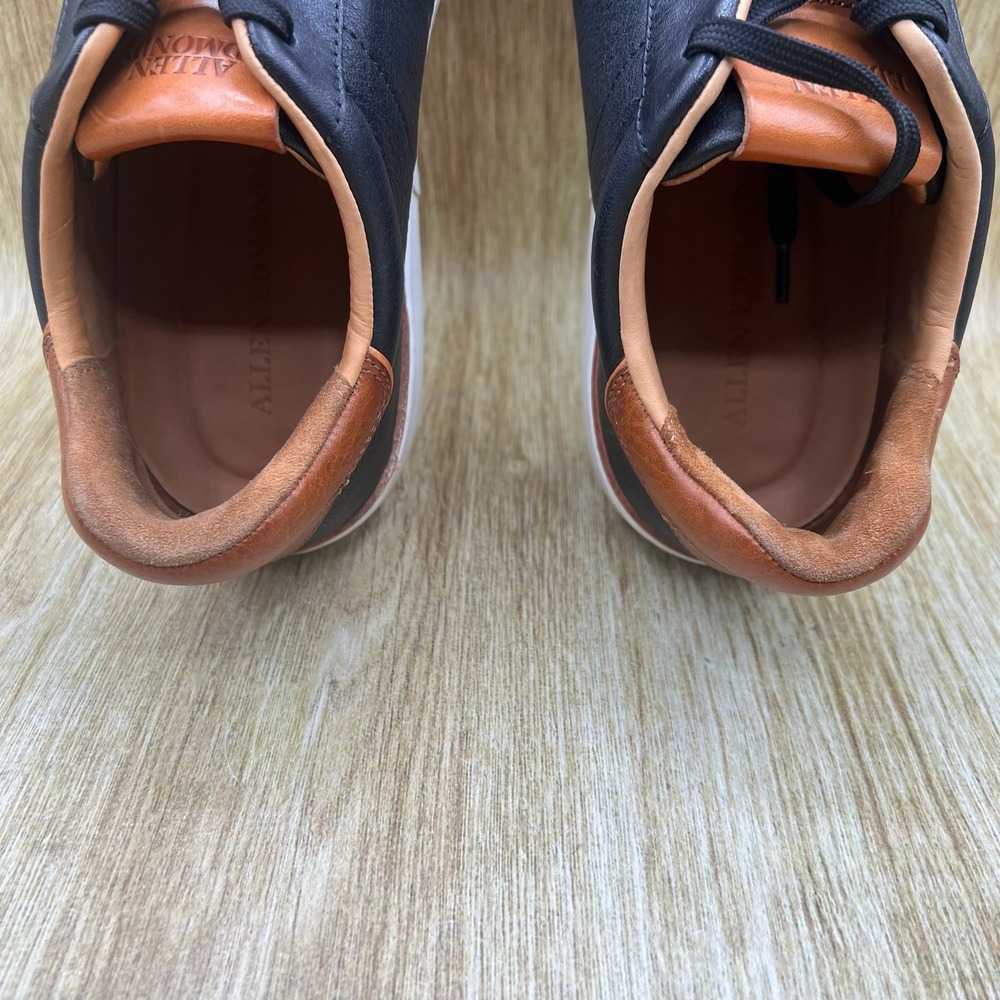Allen Edmonds Alpha Sneakers‎ Men's Size 13 Black Leather Casual Shoes 4640 - Picture 5 of 10